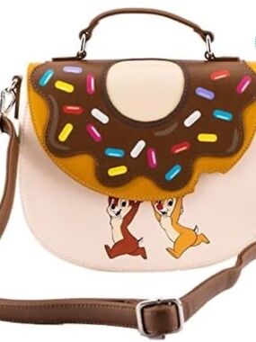 Loungefly Disney Chip and Dale Donut Snatchers Crossbody NWT Original Packaging